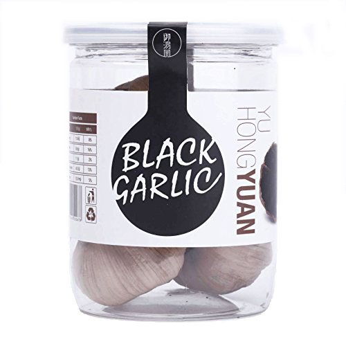 RioRand Black Garlic 130g Whole Black Garlic Aged for Full 90 Days Black Garlic Jar 0.28 Pounds