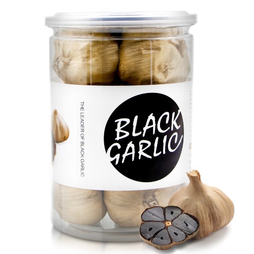 RioRand Black Garlic 310g Whole Black Garlic Aged for Full 90 Days Black Garlic Jar 0.68 Pounds