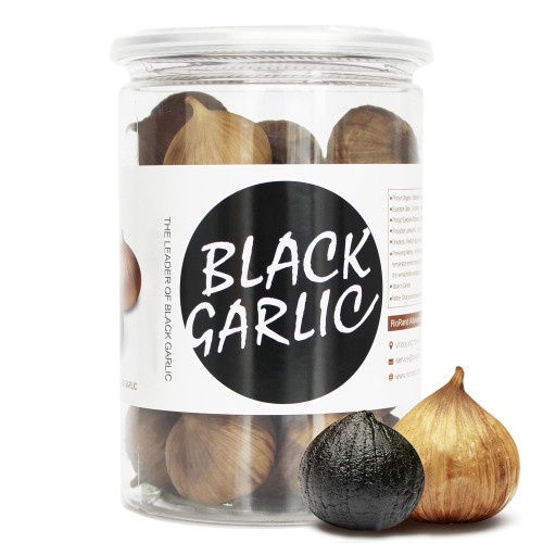 RioRand Black Garlic 320g Whole Black Garlic Aged for Full 90 Days Black Garlic Jar 0.7 Pounds