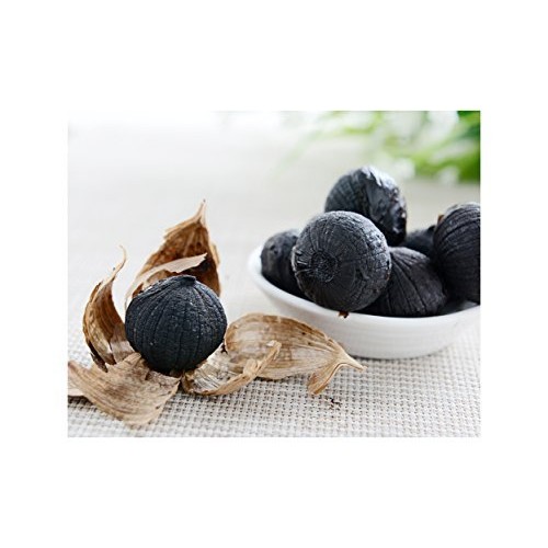 RioRand Black Garlic 320g Whole Black Garlic Aged for Full 90 Days Black Garlic Jar 0.7 Pounds